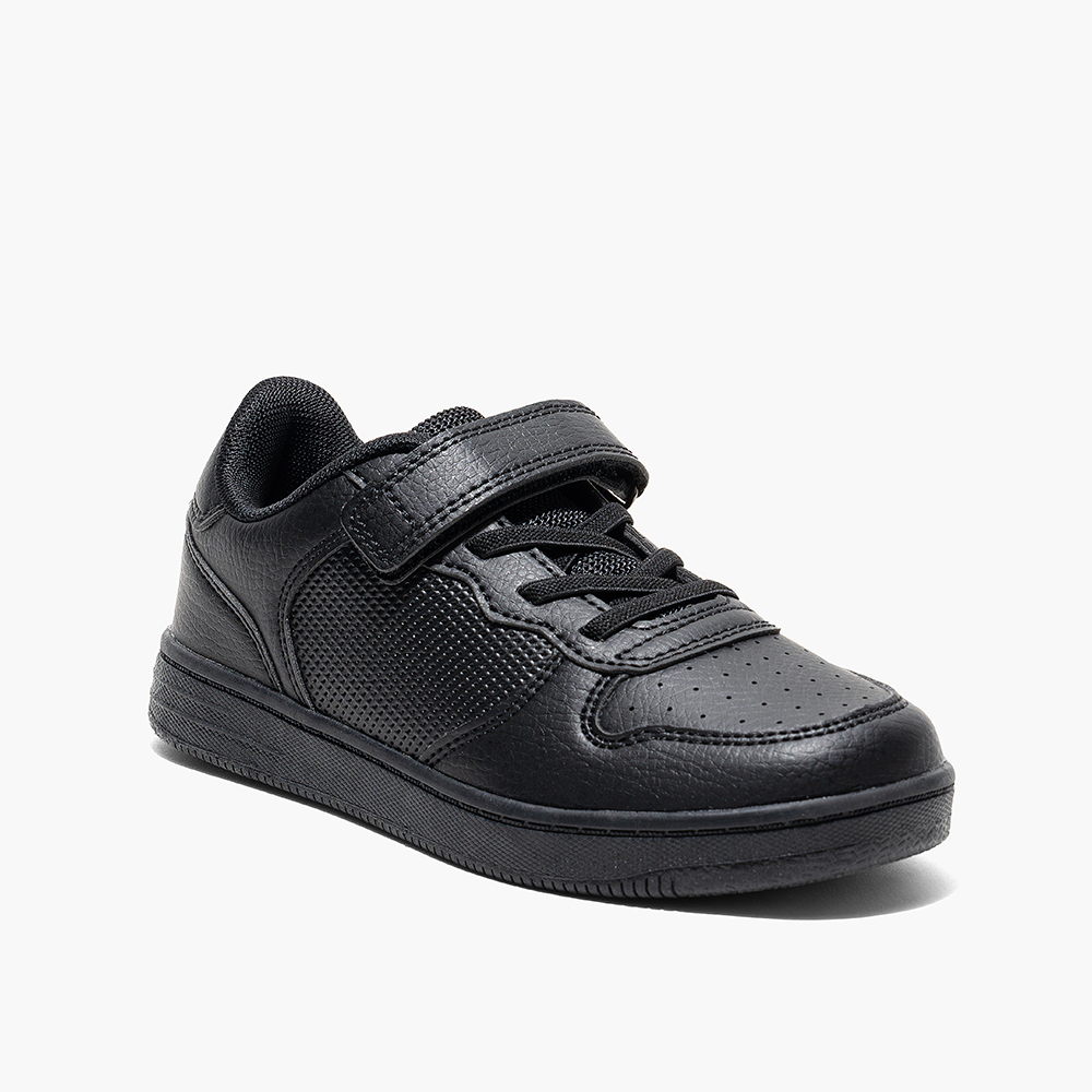 AMICA - Womens Single Velcro Trainer Shoes - Black