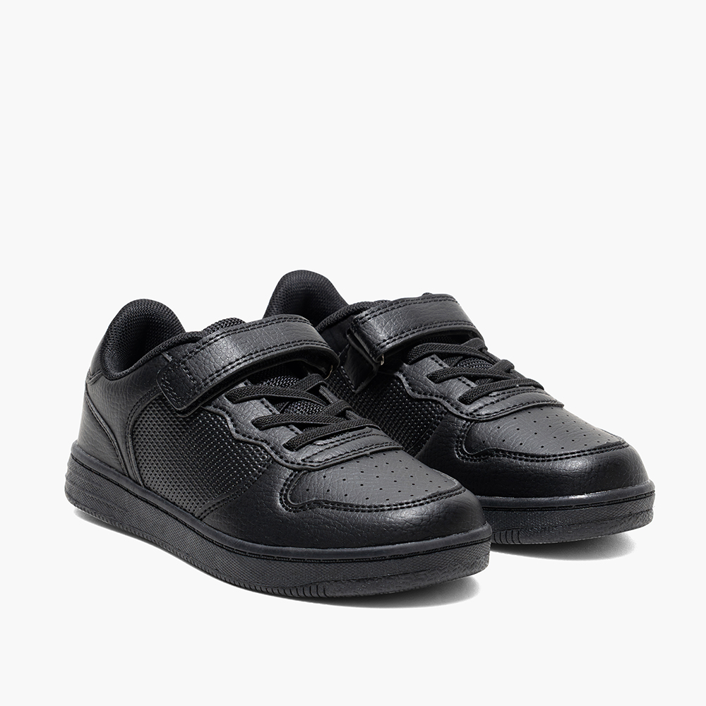 AMICA - Womens Single Velcro Trainer Shoes - Black