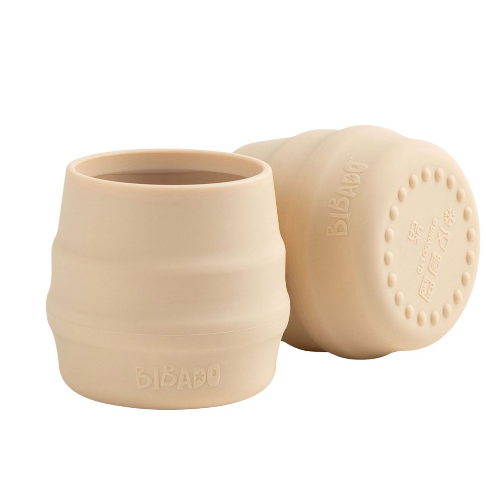 Bibado - Sippit Silicone Training Cup Set - Fawn - 2 Pcs - 35ml