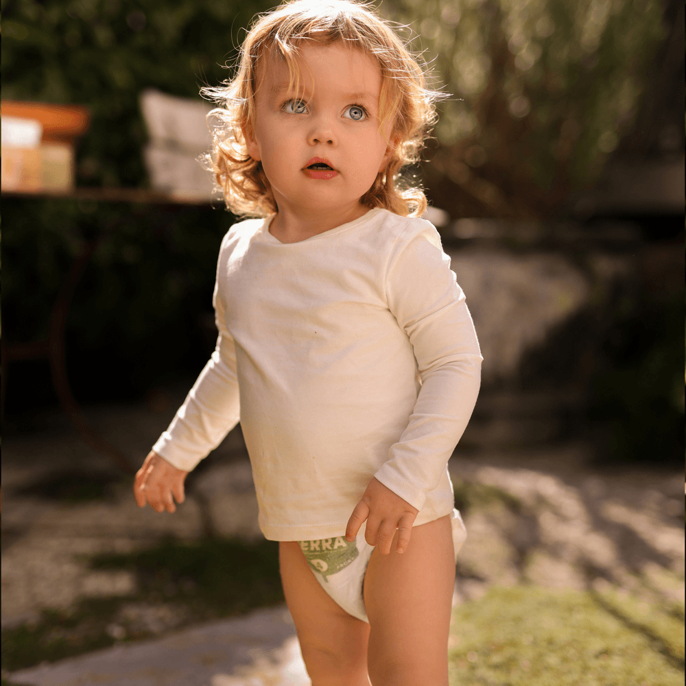 تيرا - حفاضات نباتية - المقاس 2 رضيع - 4-7 كجم - عبوة 3 - 66 قطعة