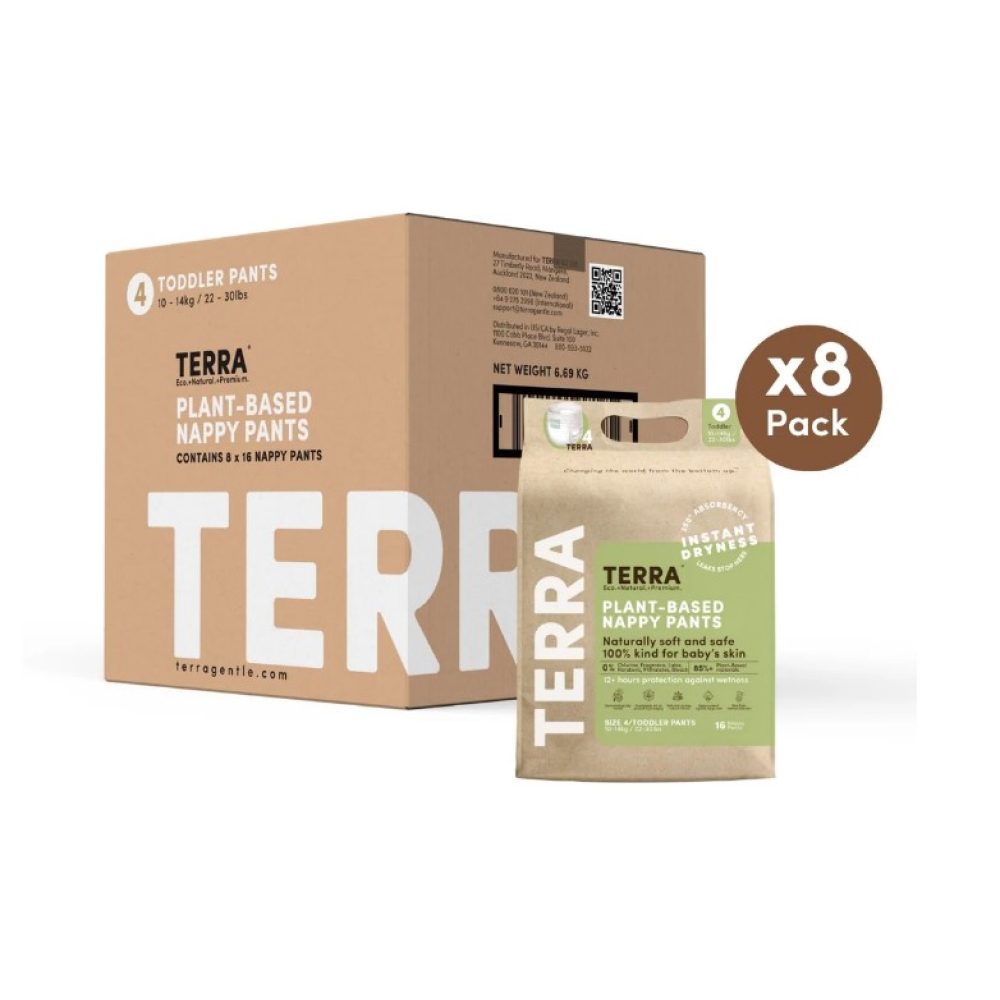 Terra - Baby Diaper Size4 - 10-14kg - Pack of 8 - 144 Pcs