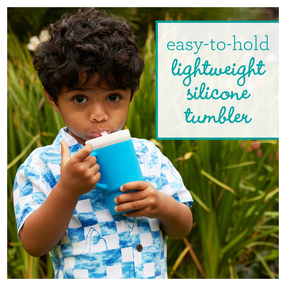 Infantino - My 1st Tumbler With Leak-Resistant & Straw - Blue