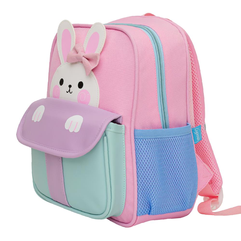 Moon - Kids Backpack Padded Straps Waterproof - Perfect For Preschool Nursery Snacks Lunchbox - Bunny