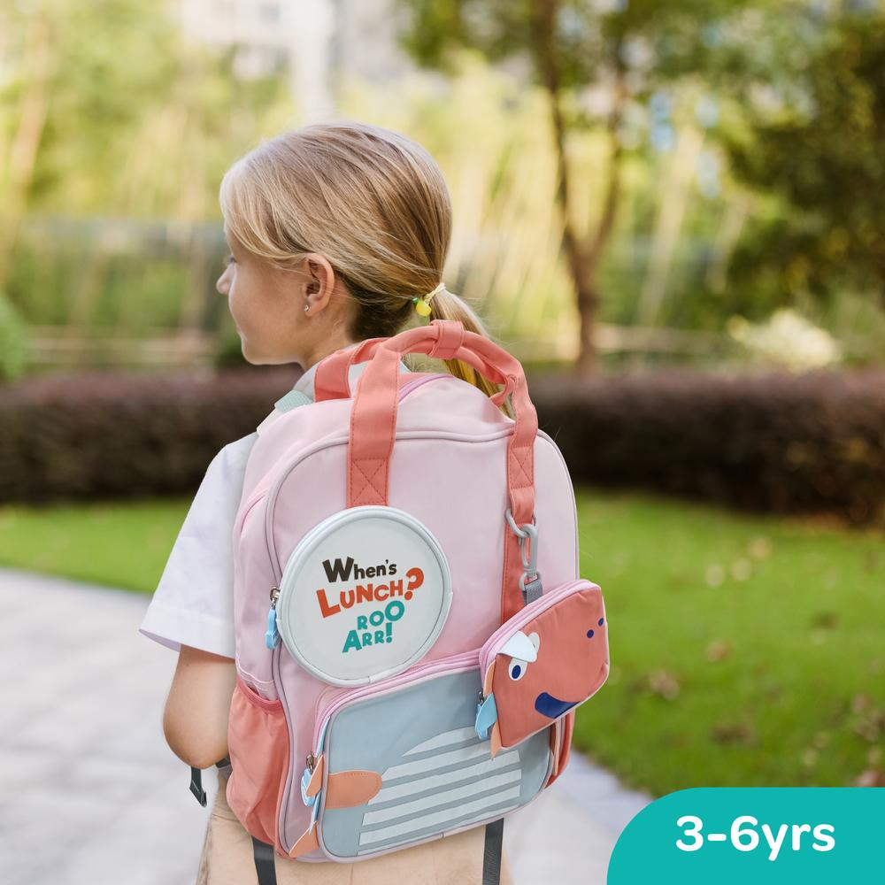 Moon - Kids' Preschool Backpack - Pink - 14-Inch/36cm