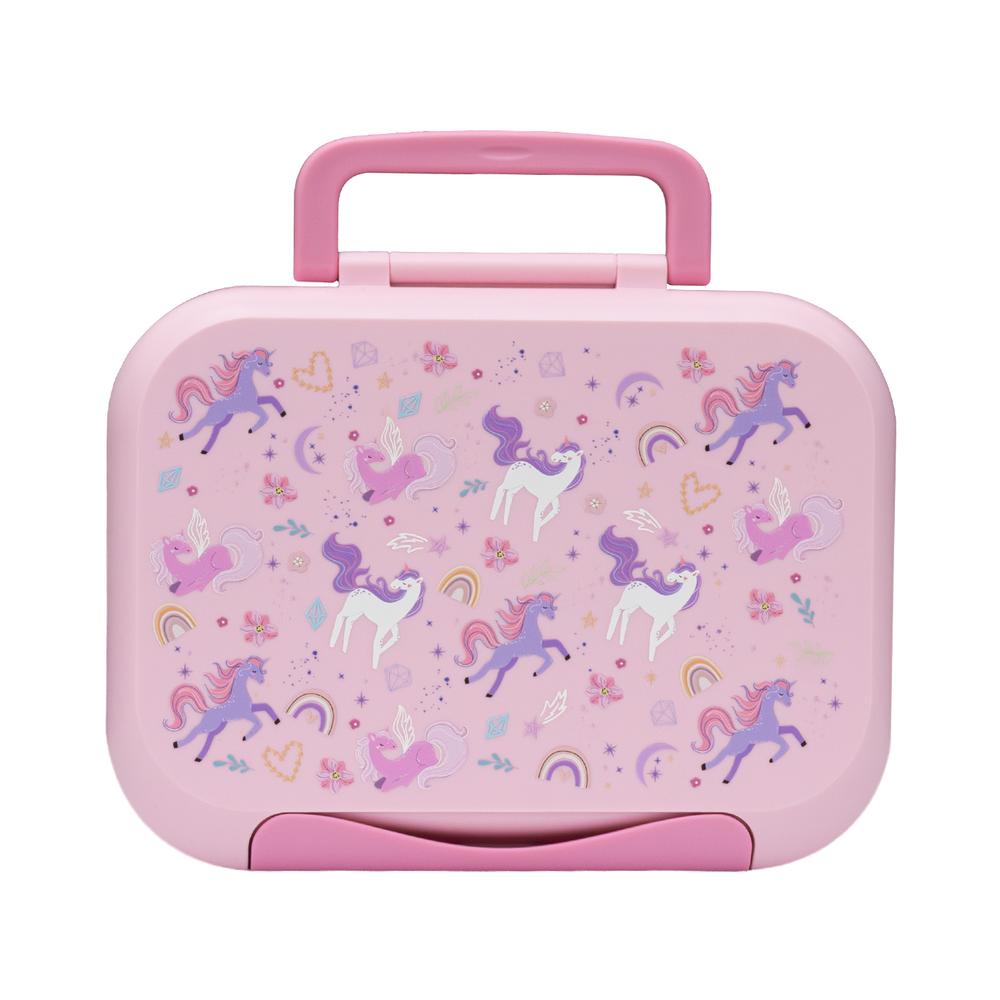 Moon - Kids' 3-Compartment Lunch Box - Unicorn