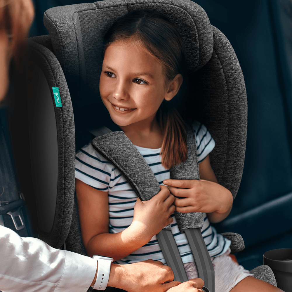 Moon - Folda Plus I-Size Foldable Car Seat - Dark Grey