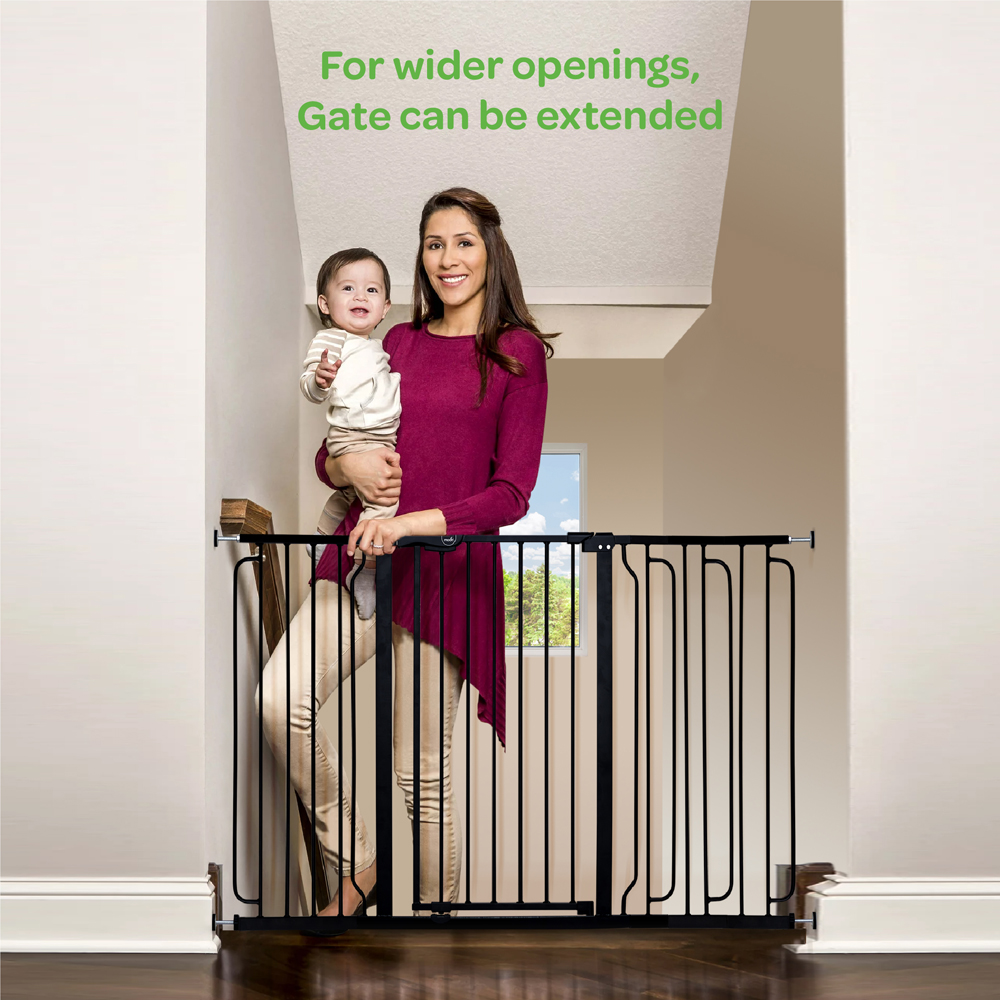 Moon - Secura Baby Safety Gate Extension - Black - 30 cm