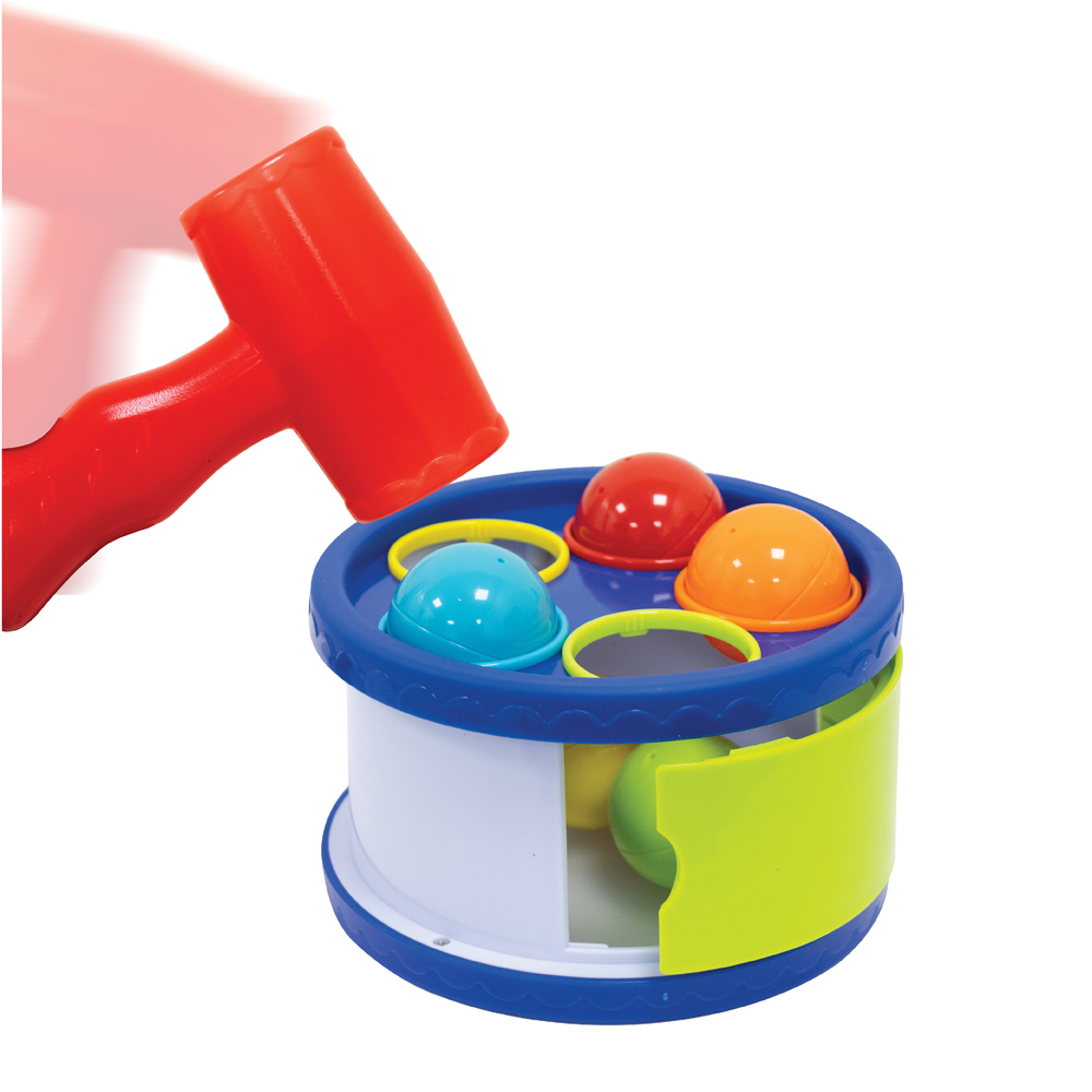 مون - طبل المطرقة مع 5 كرات للطرق