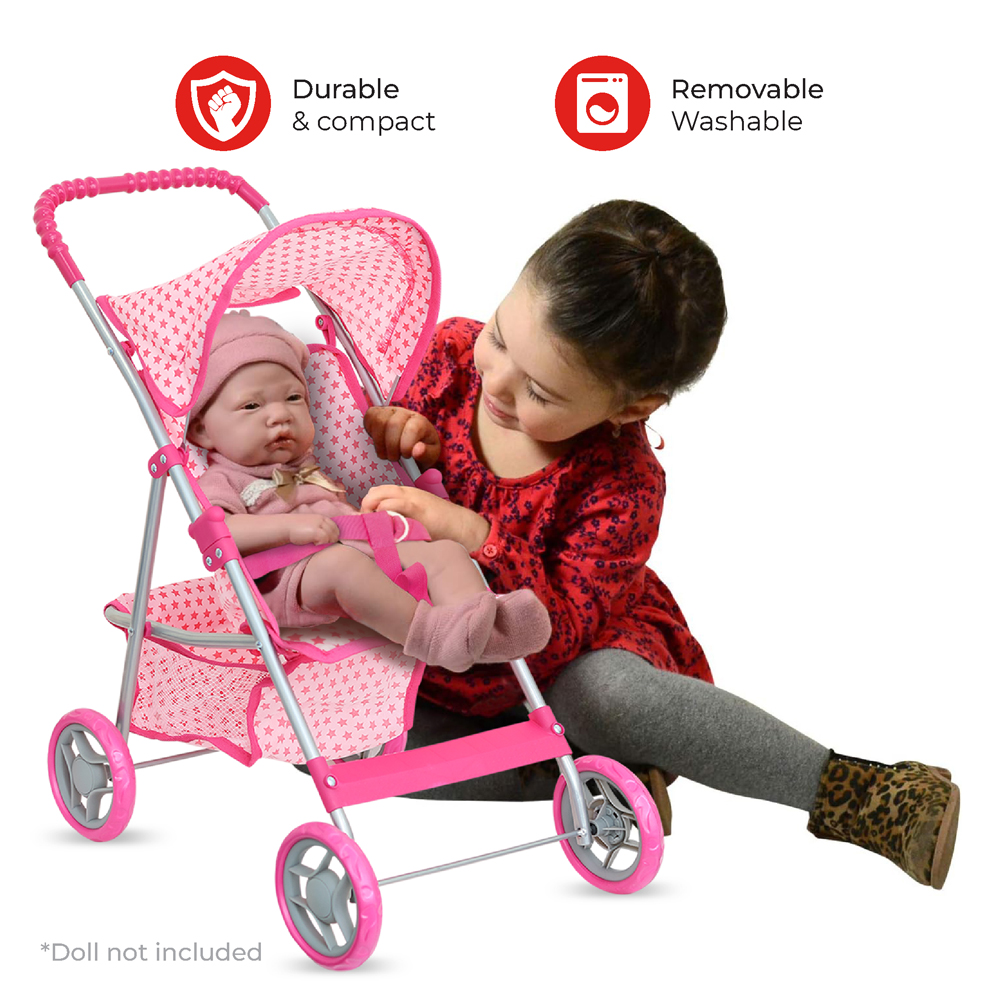 مون - عربية الدمى للأطفال - زهري