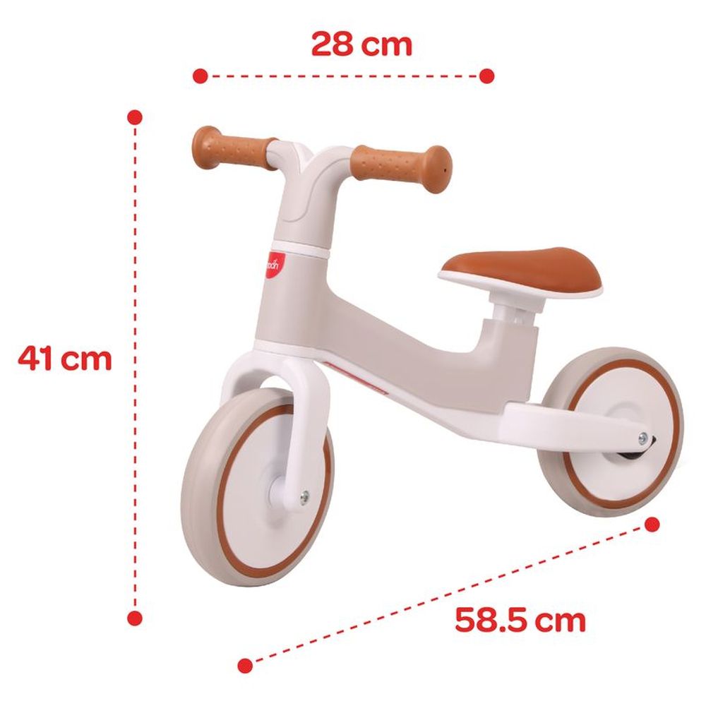 Moon Swift Baby Balance Bike - Brown