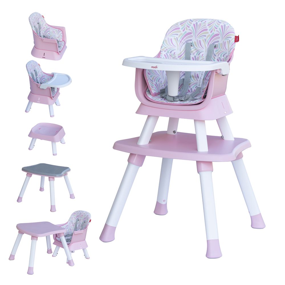 Moon 6-In-1 High Chair - Pink