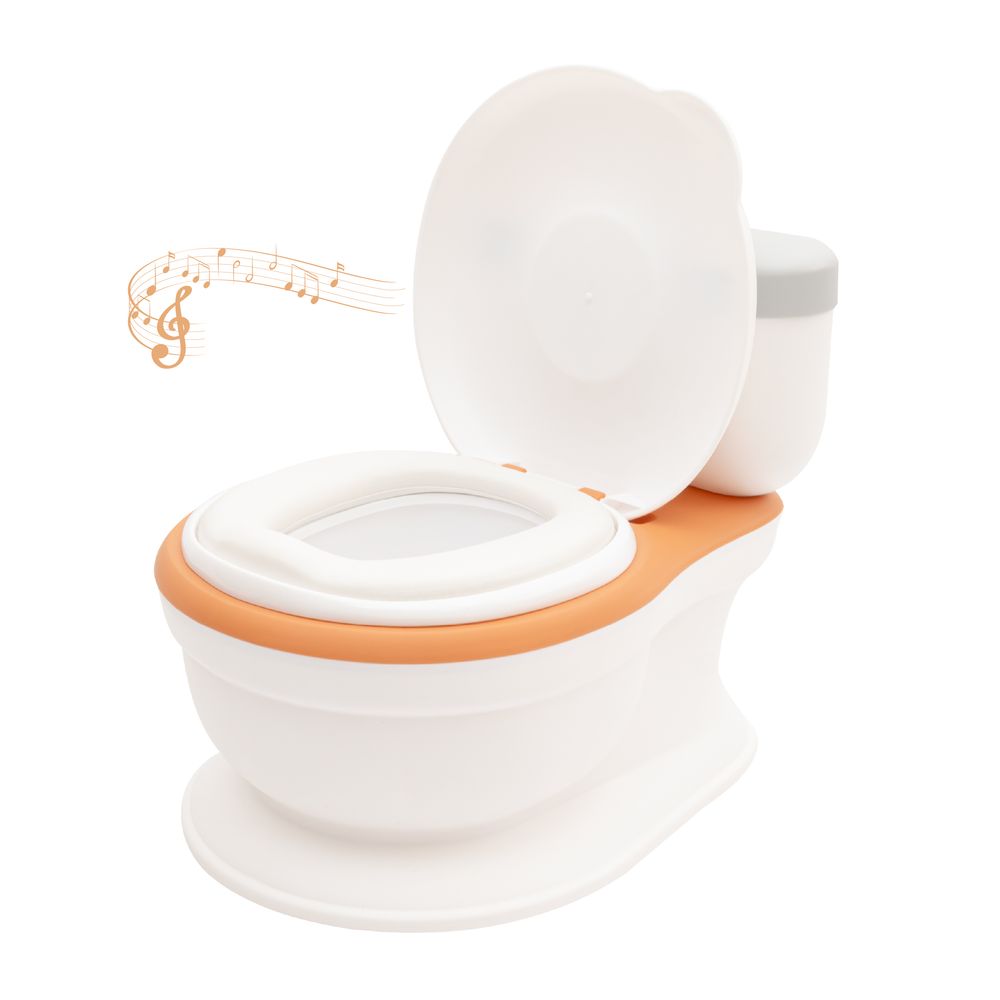 Moon Simulation Baby Potty Seat - Orange