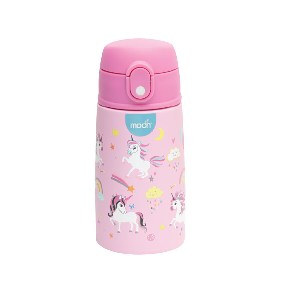 Moon - Kids Insulated Sipper Water Bottle - 350ml - Unicorn