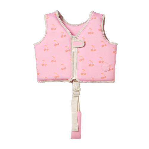 SunnyLife - Kids Swim Vest - Cotton Candy Cherry_ 2-3Y