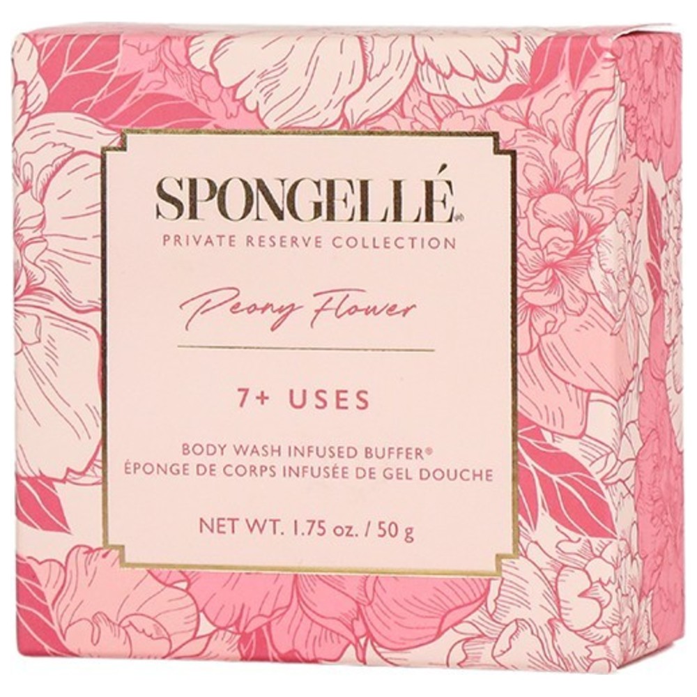 Spongelle - Private Reserve Buffer Peony Flower Body Wash Infused Spongette - 50 gm