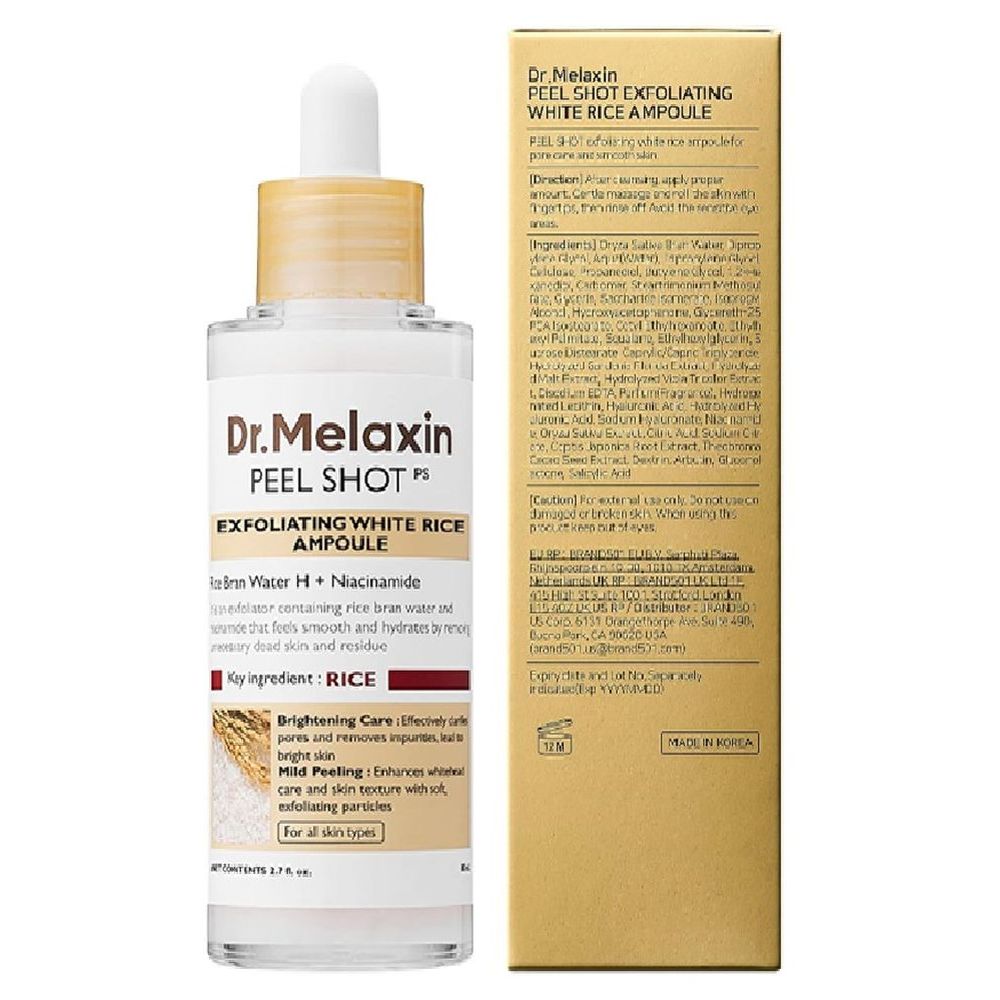 Dr. Melaxin - Peel Shot Exfoliating White Rice Ampoule - 80 ml