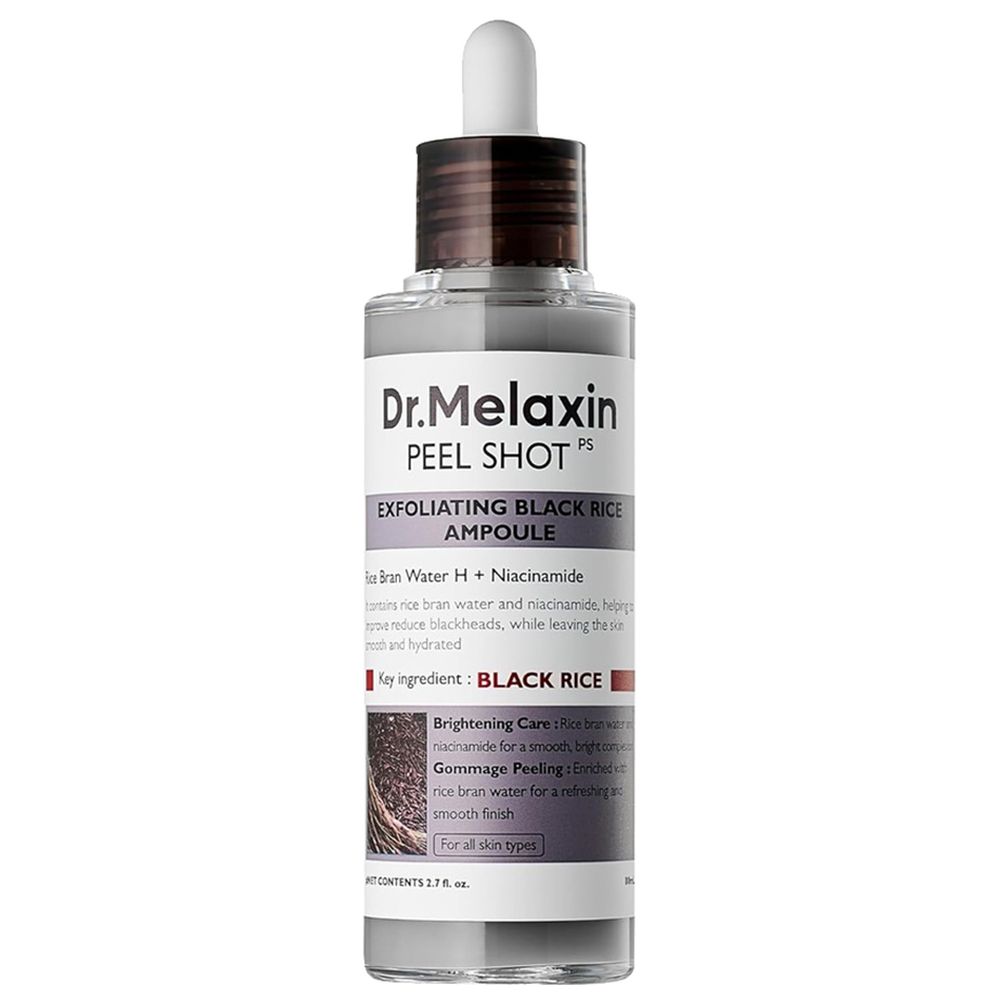 Dr. Melaxin - Peel Shot Exfoliating Black Rice Ampoule - 80 ml