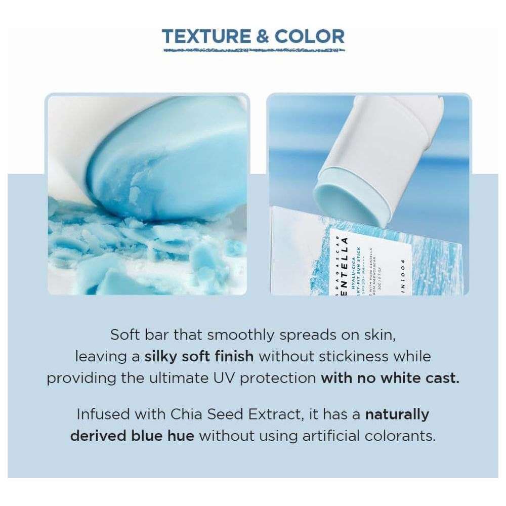 Skin1004 - Centella SPF50+ Hyalu-Cica Silky-Fit Sun Stick - 20 gm