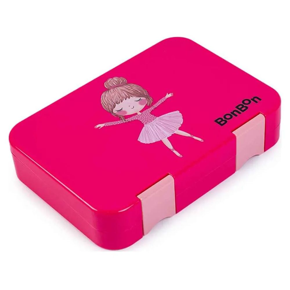 BonBon - Prime 4-6 Compartment Leakproof Lunchbox - Pink Ballerina