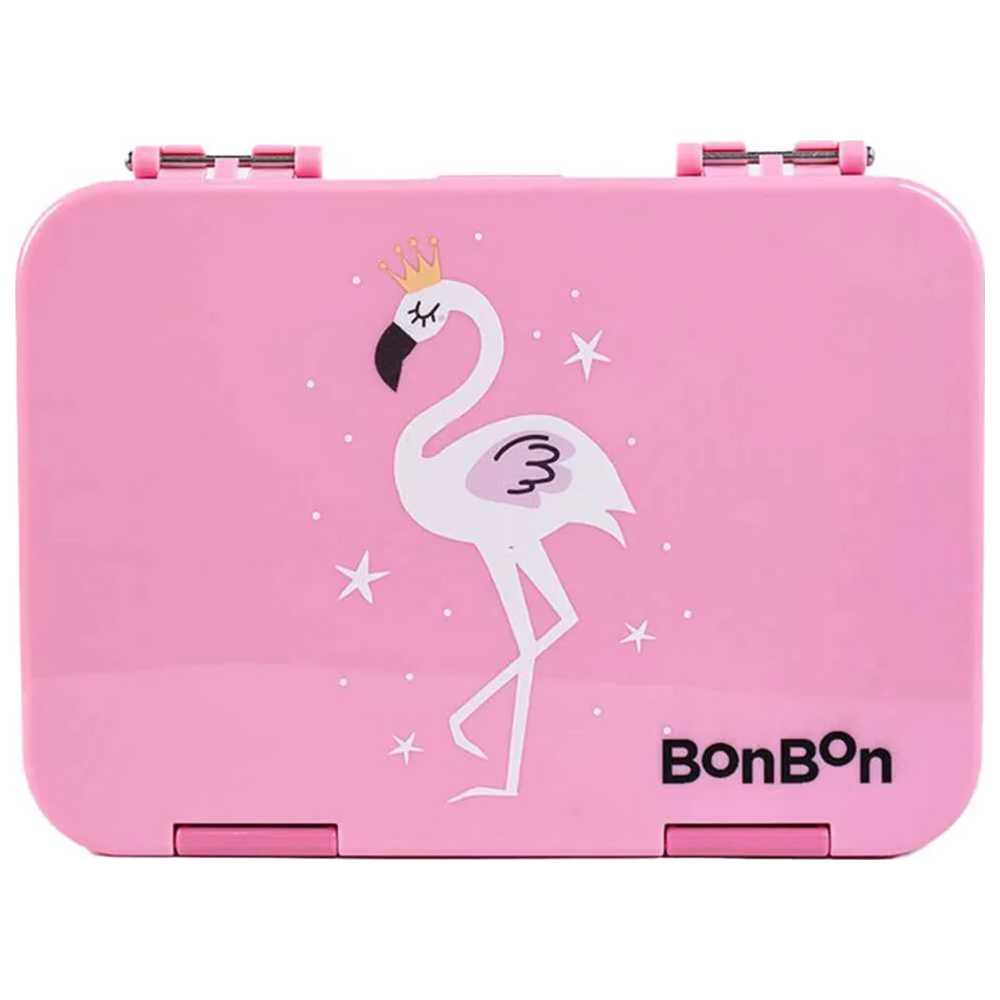 BonBon - Prime 4-6 Compartment Leakproof Lunchbox - Pink Flamingo