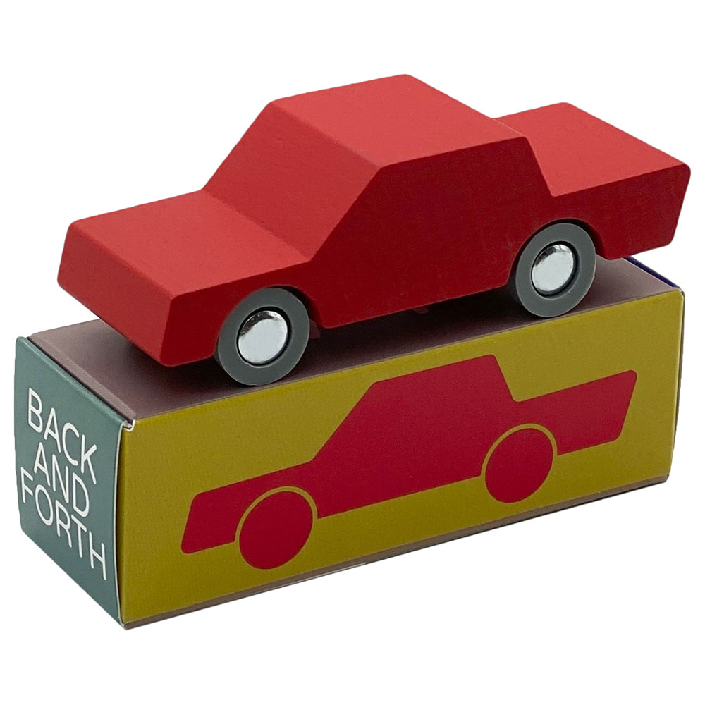 Waytoplay - Back And Forth Car - Rustic Red
