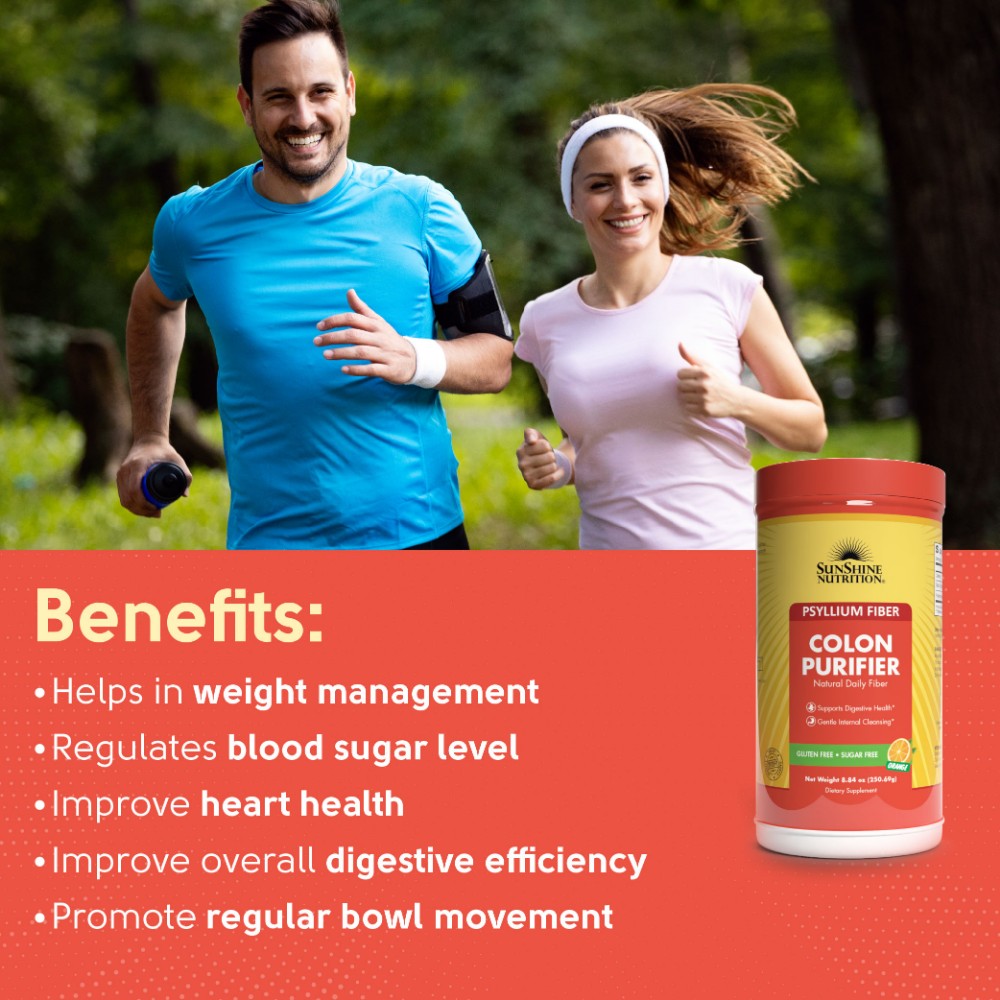 صن شاين نيوتريشن - منقي القولون بالبرتقال - 255غ