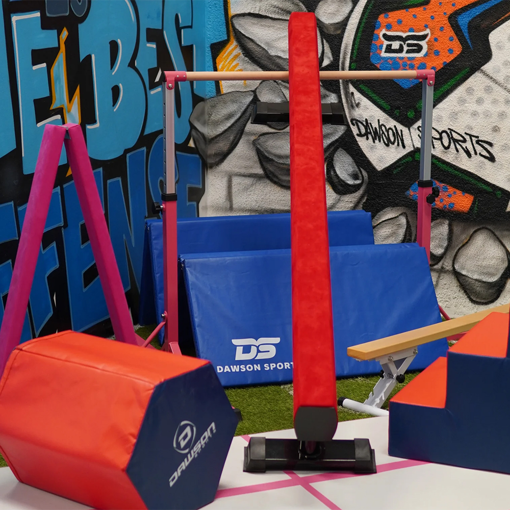 داوسون سبورتس- حصيرة جمباز قابلة للطي- أزرق