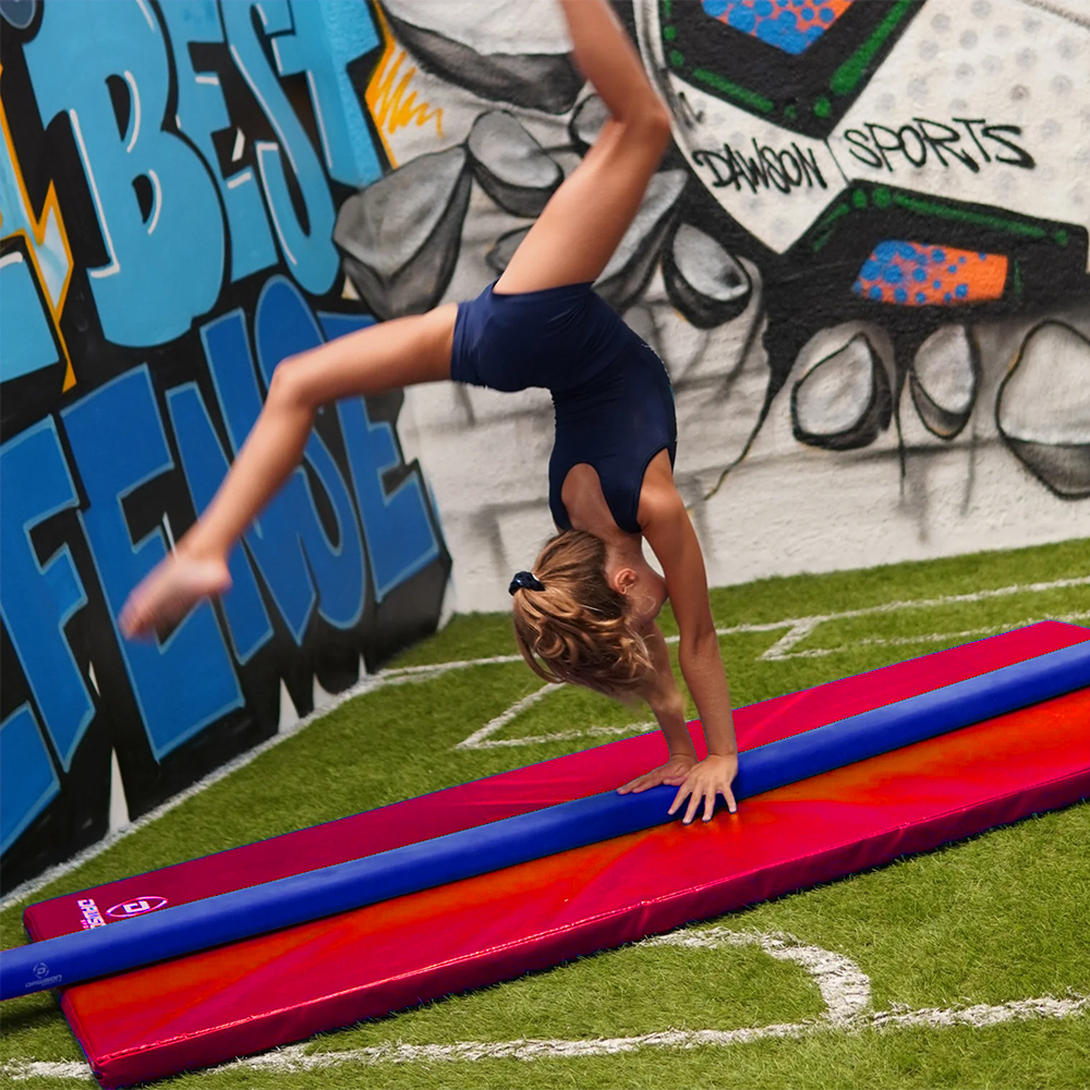 داوسون سبورتس- حصيرة جمباز مسطحة- أحمر