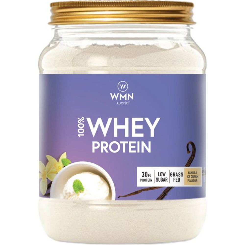 WMN World - Premium Grass-fed Whey Protein - Vanilla Ice Cream 500g
