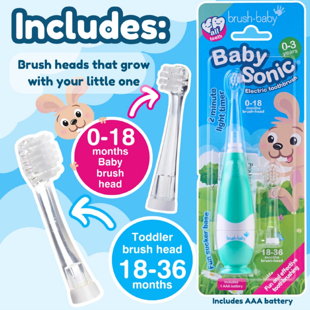 Brush Baby Babysonic Electric Toothbrush - Teal