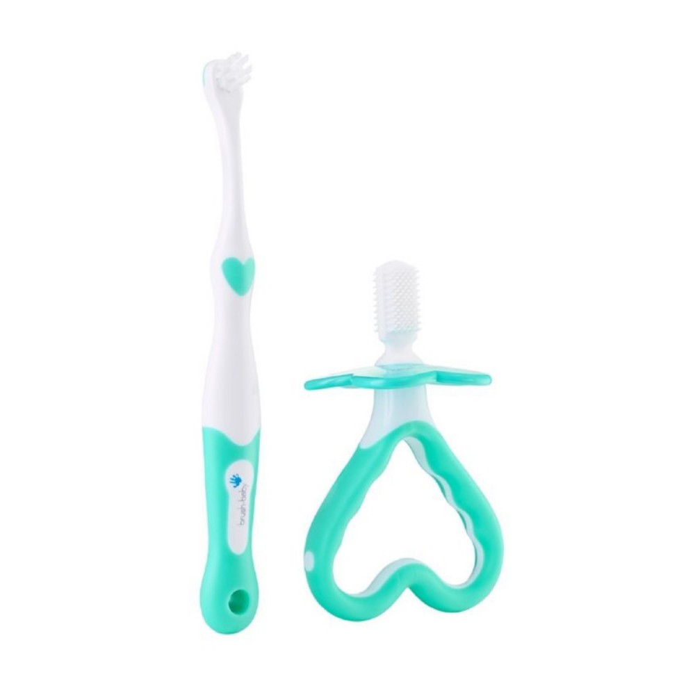 Brush Baby - My Firstbrush and Teether Set - Green