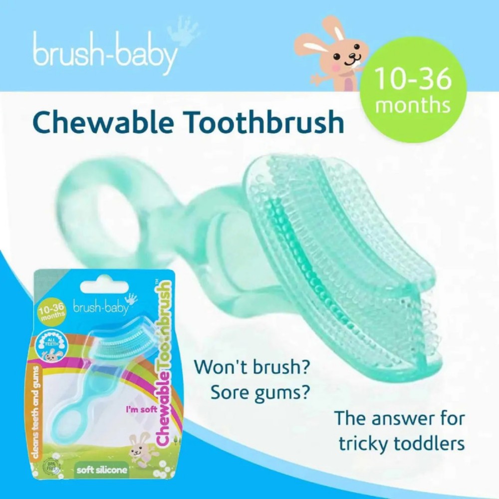 Brush Baby - New Chewable Toothbrush - Pack of 2