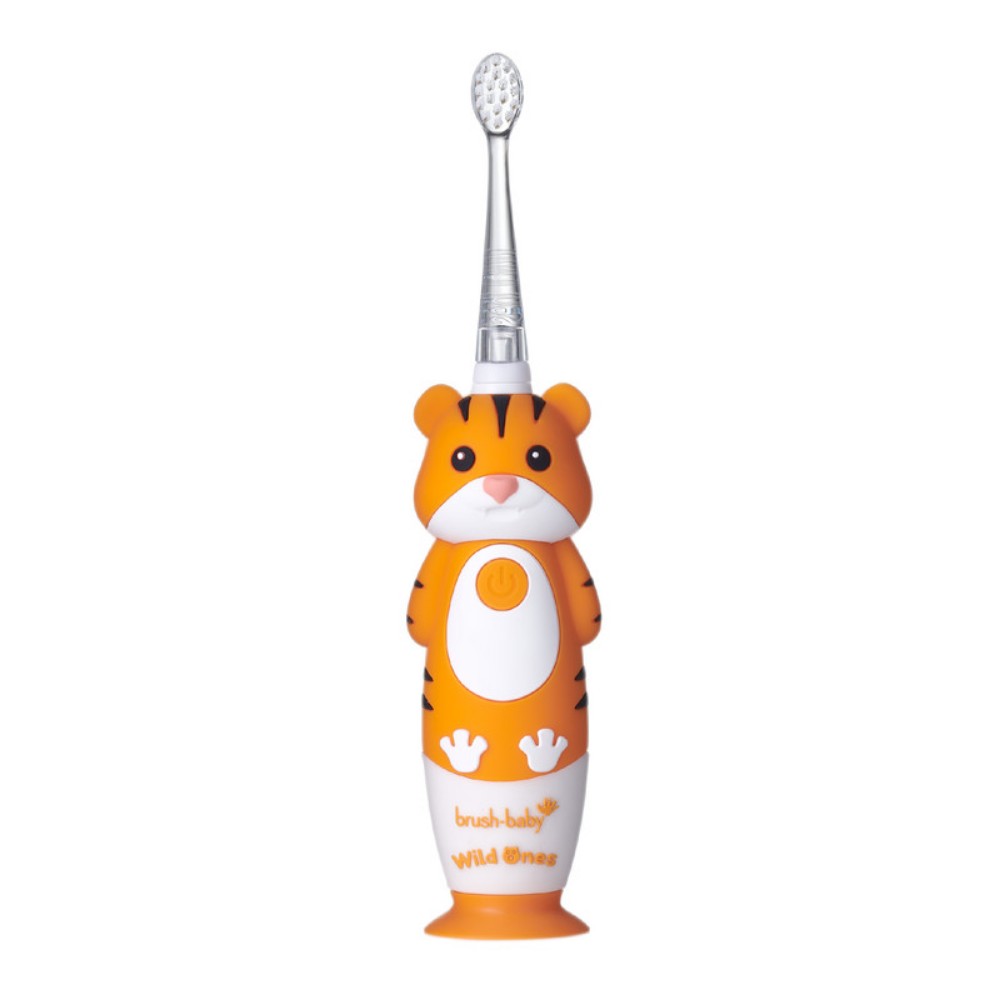 Brush Baby - Wildones Kids Electric Rechargeable Toothbrush - Tiger