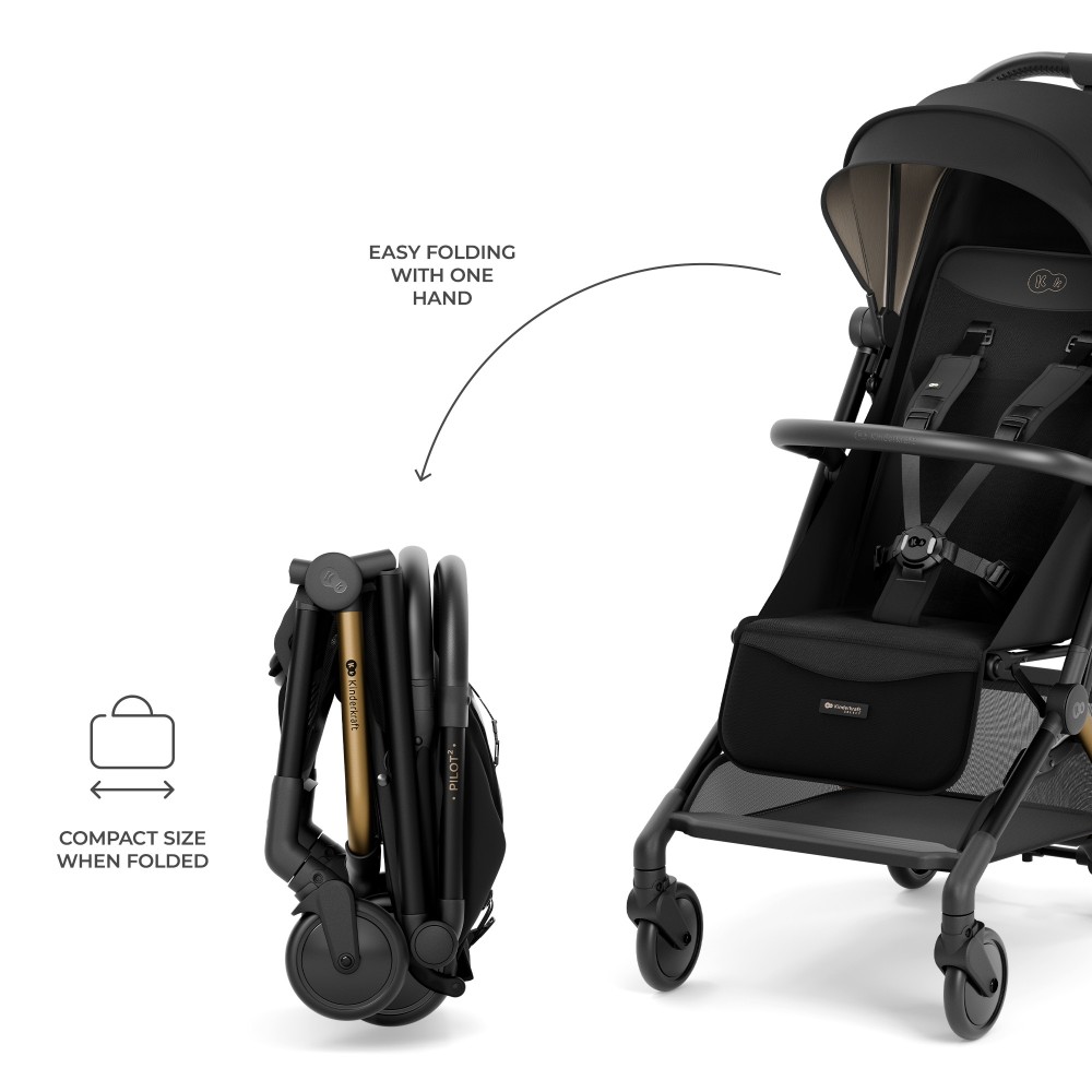 Kinderkraft - Pilot 2 Foldable Lightweight Cabin Stroller