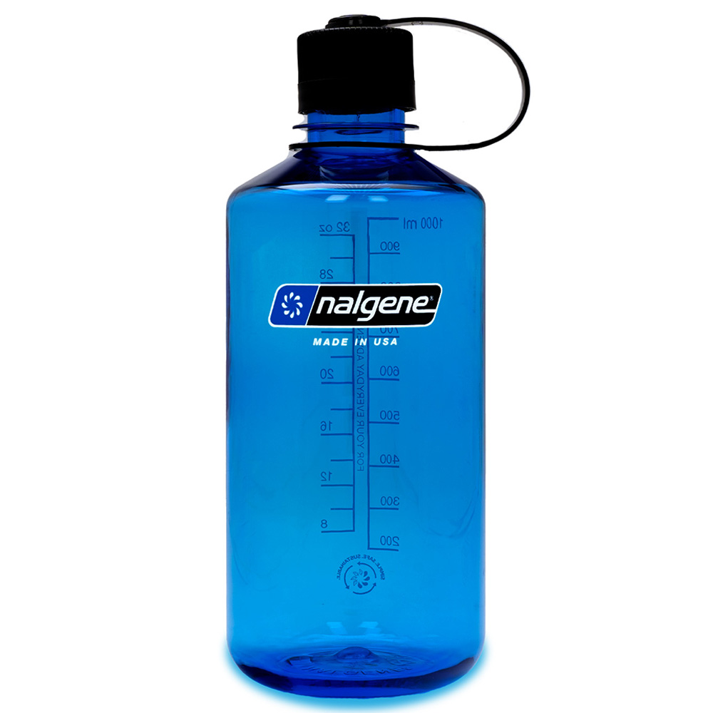 Nalgene - Narrow Mouth Sustain Tritan Renew Bottle - 1 L- Slate Blue