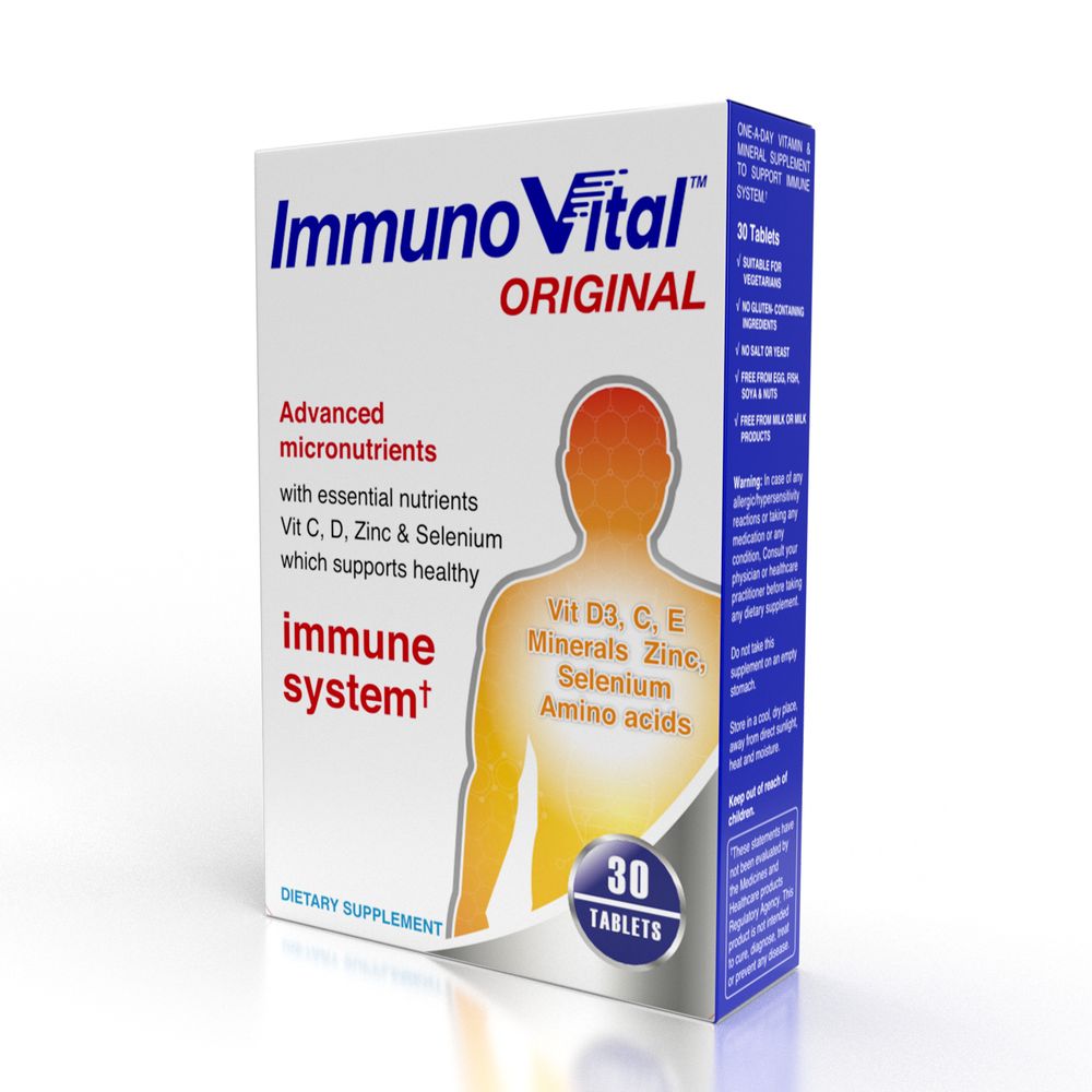 فيتال هيلث كير - حبوب إيمونو فيتال الأصلية - 30 حبة 