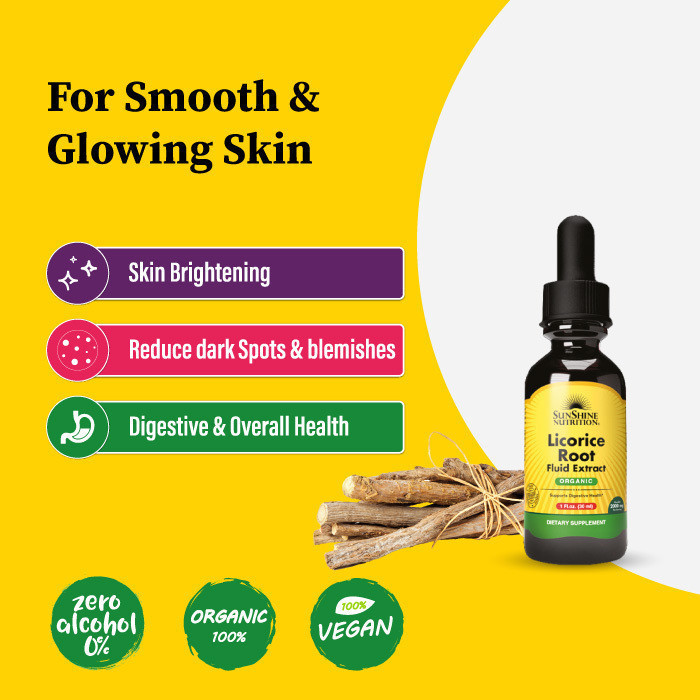 Sunshine Nutrition - Licorice Root Fluid Extract Supplement - 30 ml