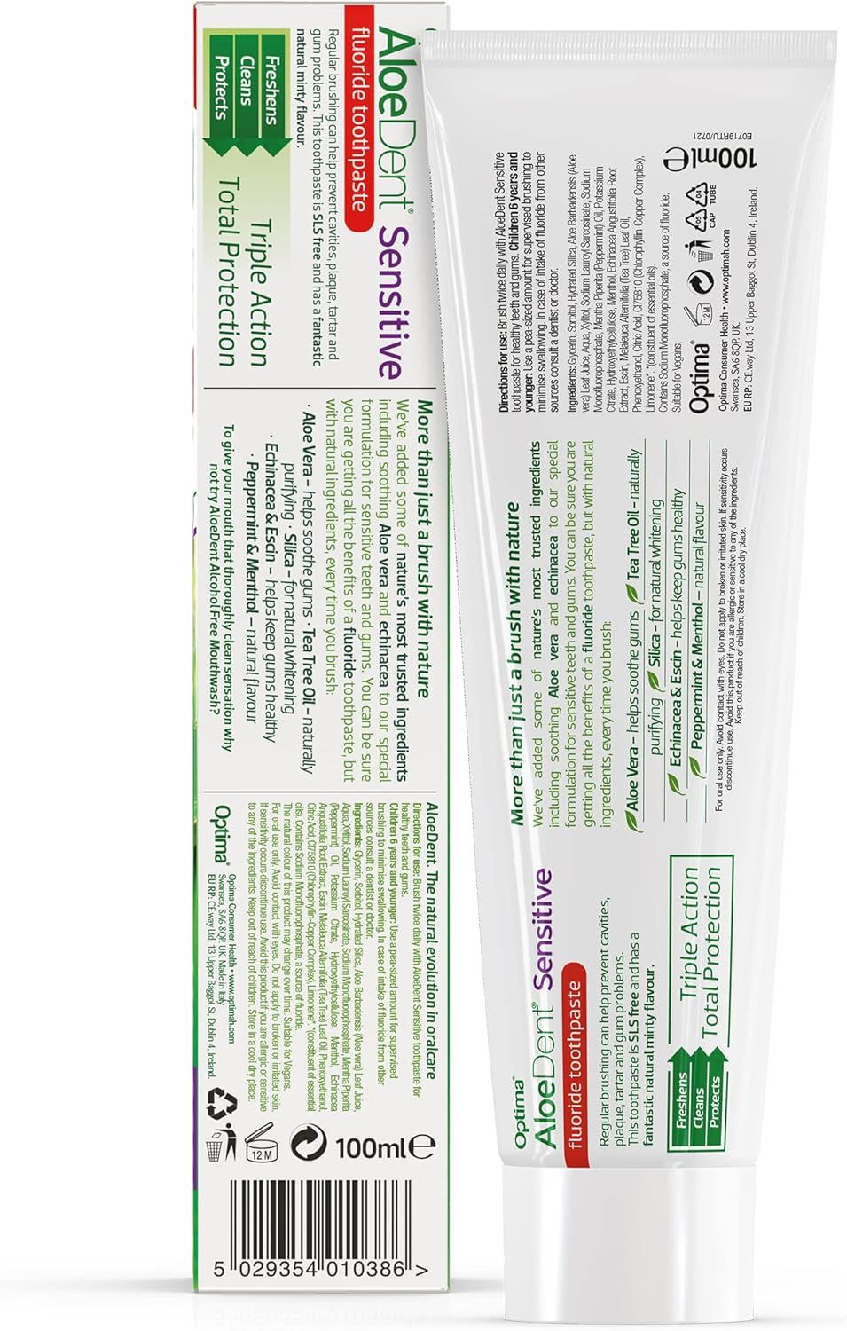 AloeDent - Toothpaste Sensitive With Echinacea & Tea Tree - 100ml