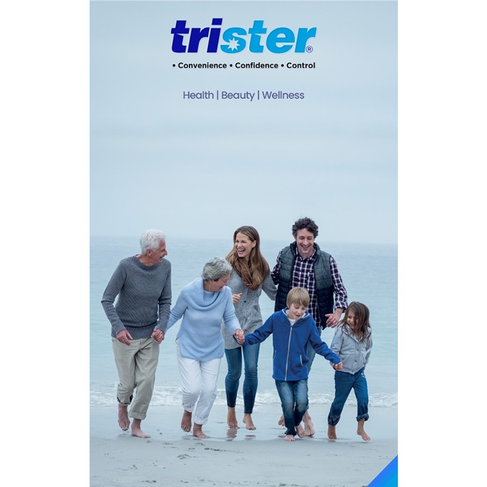 Trister - Hot Water Bottle With Cover - Red - 2 L