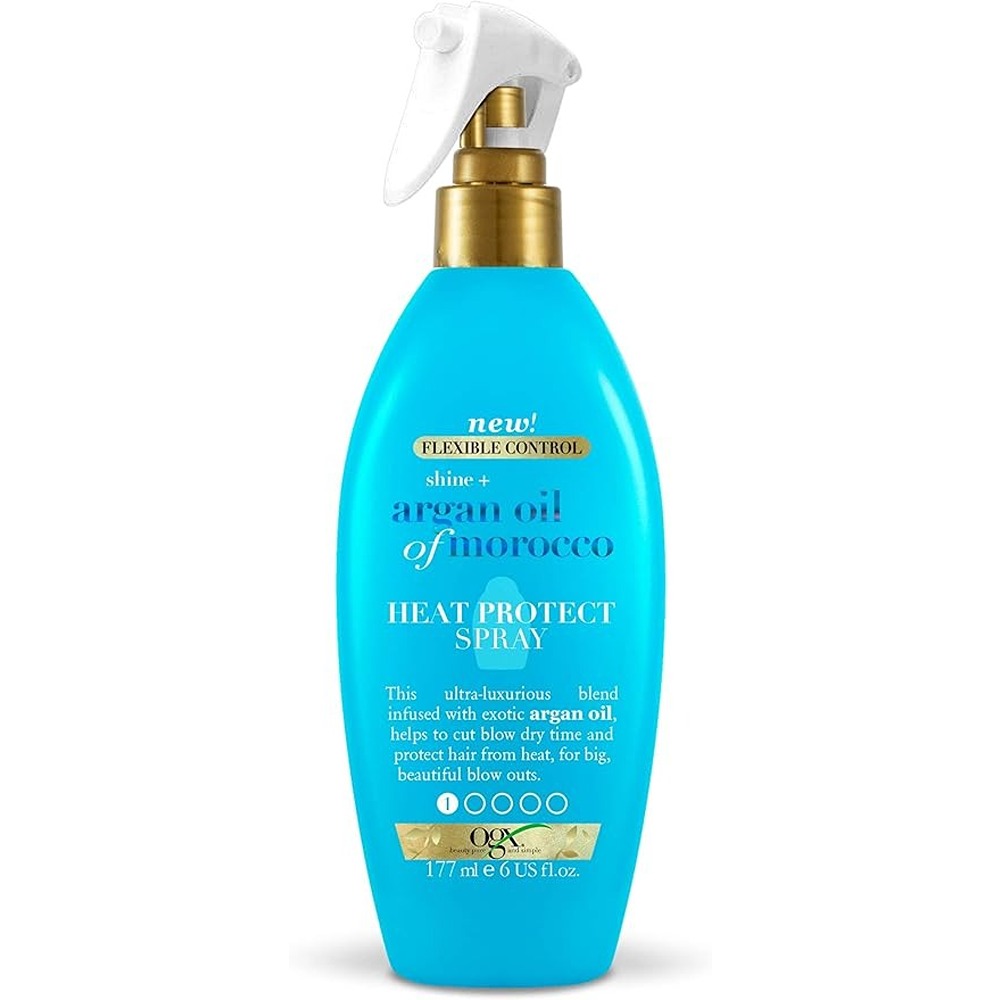 OGX - Flexible Control Shine Plus Argan Oil Heat Protect Spray - 177 ml