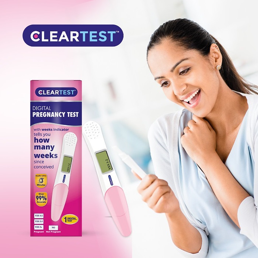Cleartest - Digital Pregnancy Test With Week Indicator - 1 Pc