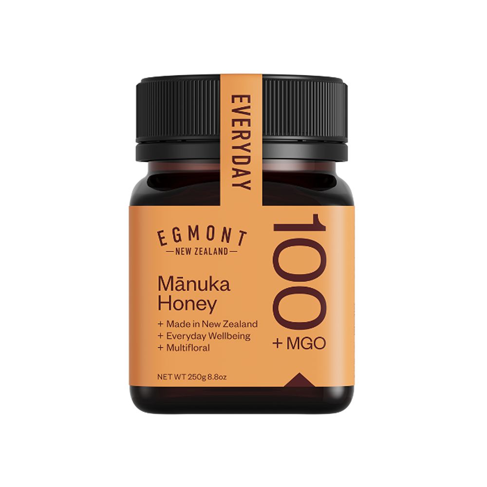 Egmont Honey - Raw Manuka Multifloral Honey - 100+ MGO - 250 gm