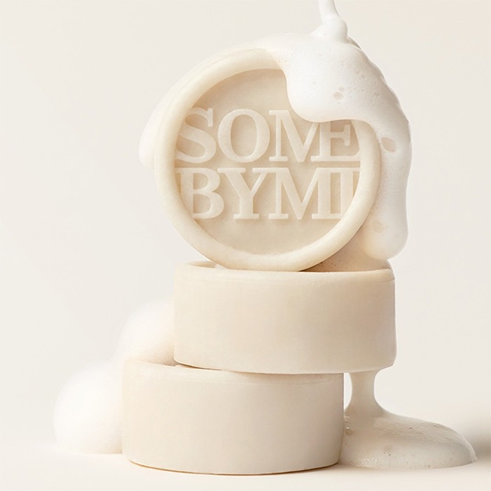 Some By Mi - Lacto Soy Low Ph Morning Cleansing Bar - White - 90gm