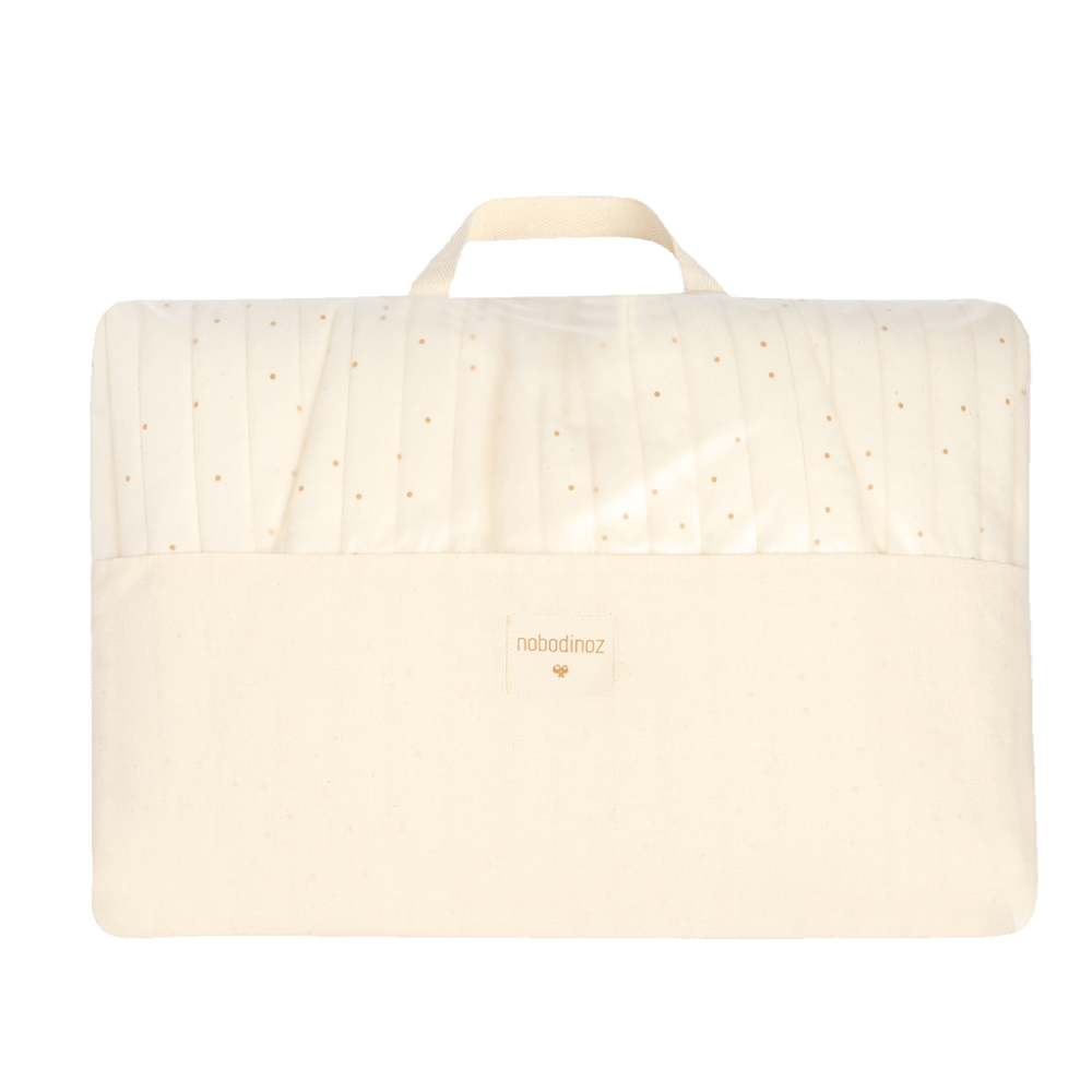 نوبودينوز - غطاء فقط للكرسي الهزاز جروينغ غرين - طبيعي وعسلي منقط