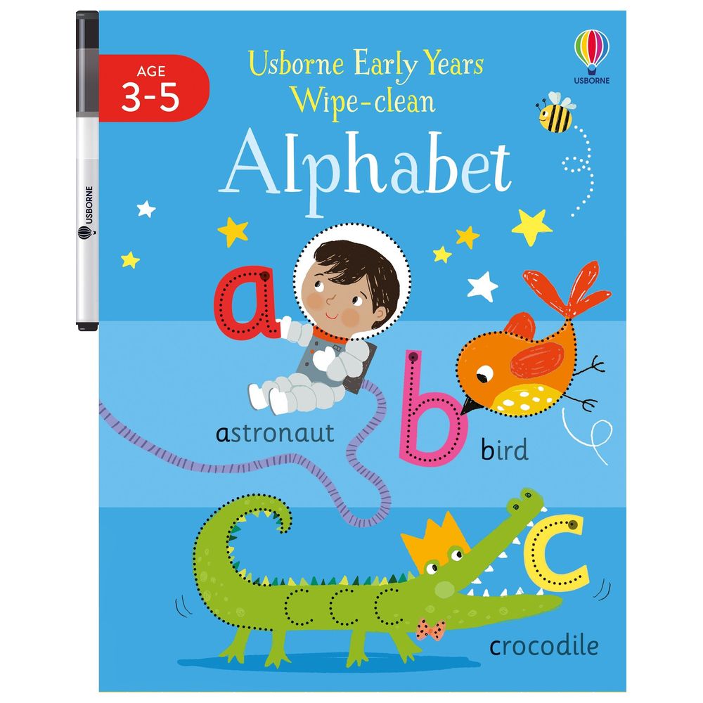 كتاب قابل للمسح للأطفال في السنوات المبكرة - الأحرف