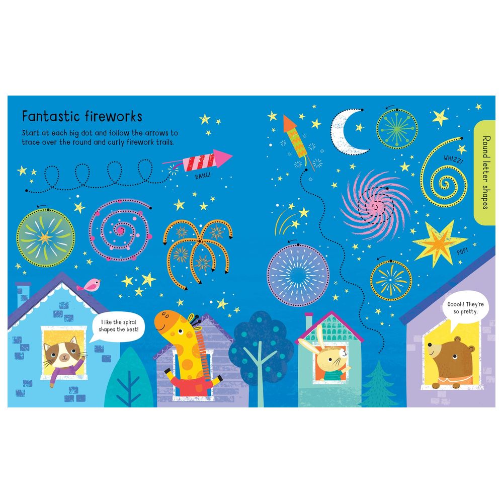 كتاب قابل للمسح للأطفال في السنوات المبكرة - جاهز للكتابة