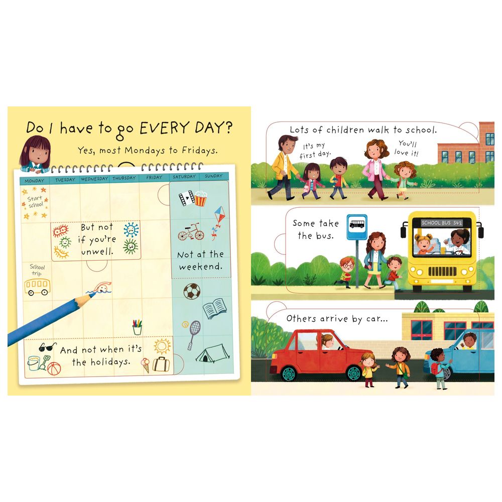 ارفع الرفرف الأسئلة والأجوبة الأولى لماذا يجب أن أذهب إلى المدرسة؟