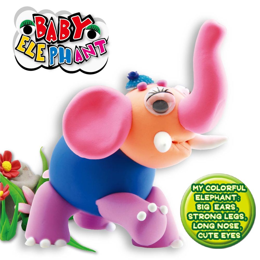 Paulinda - Baby Elephant Super Dough Kit