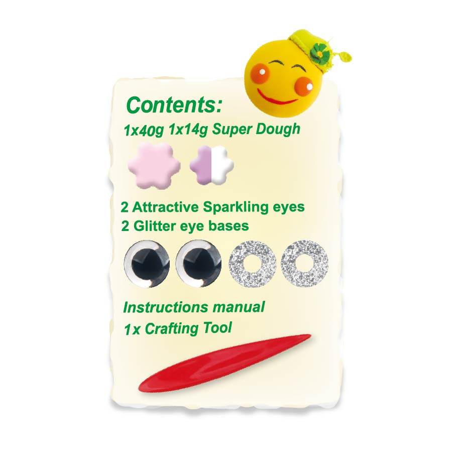 بوليندا - مجموعة كيت سوبر معجون عين لامعة - بنفسجي