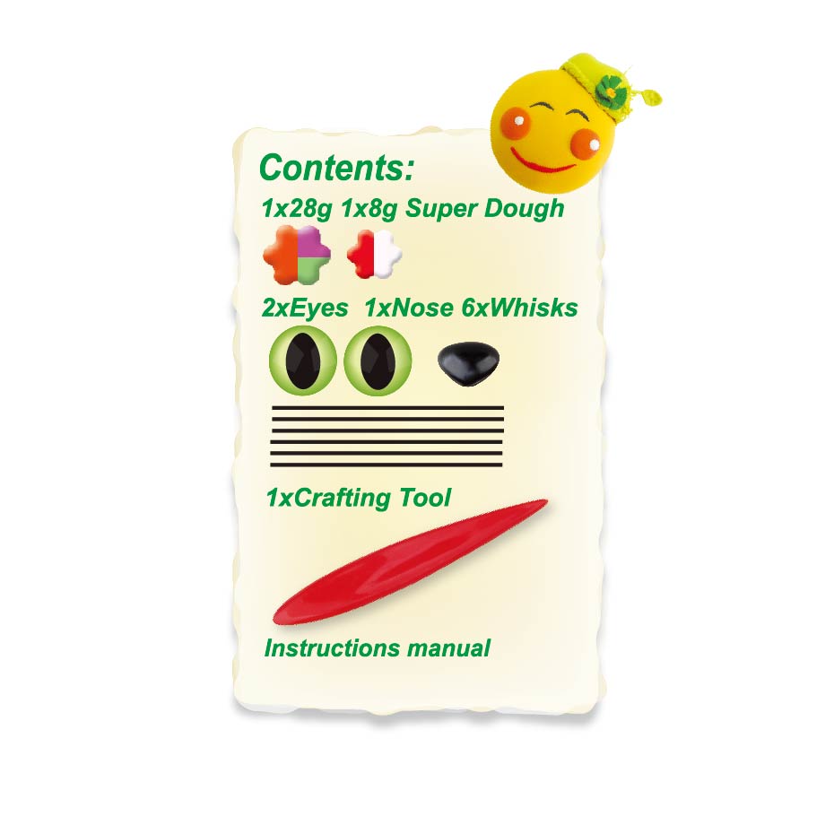 Paulinda - Sweet Cat Super Dough Kit